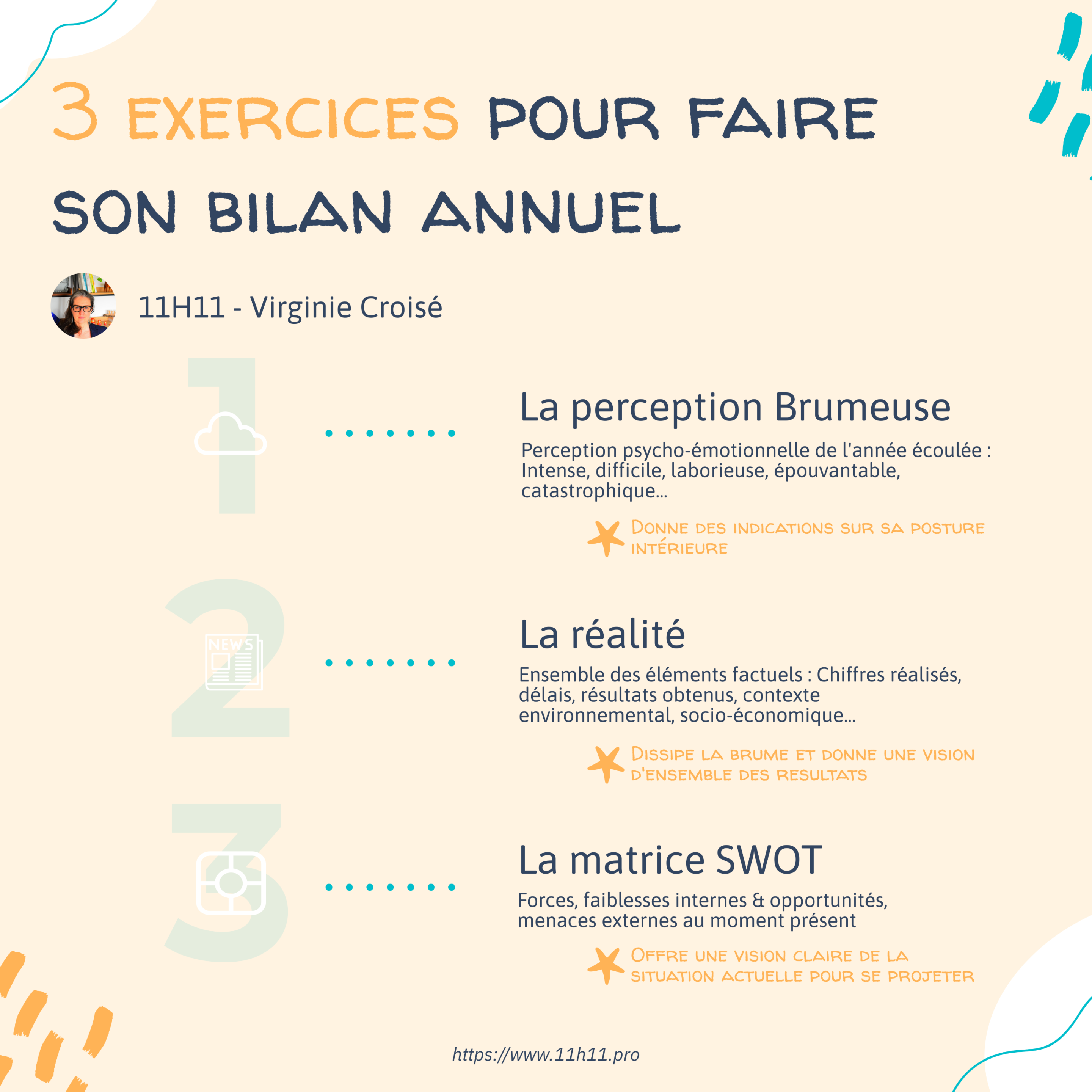 3 exercices pour faire le bilan de l'année